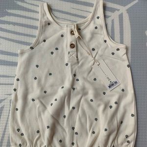 Rylee + Cru blueberry bubble romper, size 2-3yr